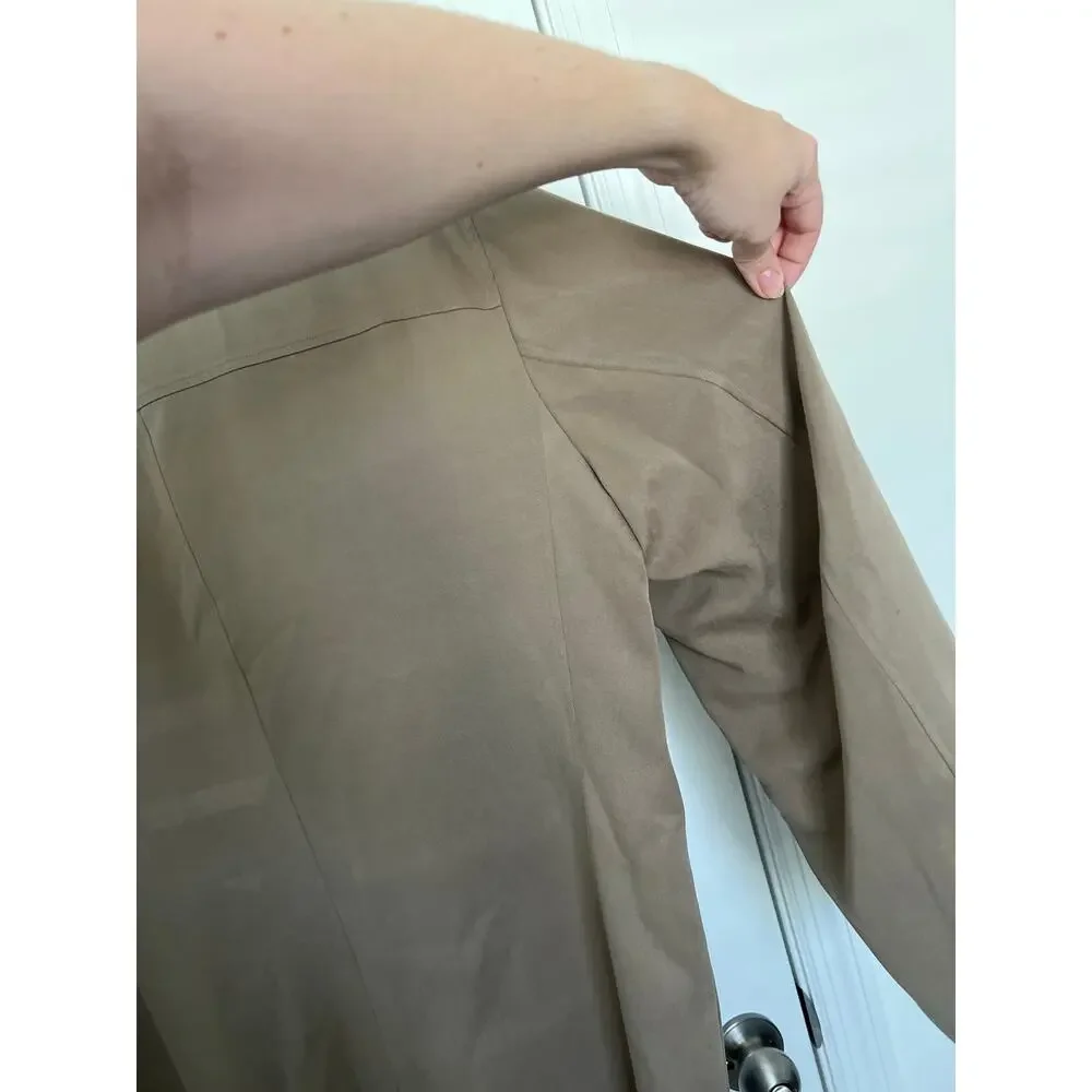 Tommy Bahama Blazer Mens Large Tan Silk 3 Button Sport Coat vintage size